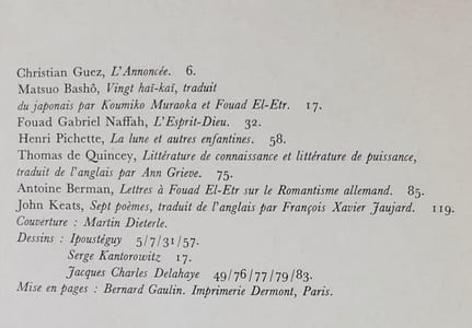 La Délirante N°3. Octobre-décembre 1968.