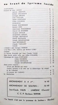 Promesse, revue trimestrielle de culture : n°4, hiver 1961 - 1962 - . GUILLEVIC - ROUSSELOT (Jean) - JUIN (Hubert) - FOLLAIN (Jean) - ALHAU (Max) - ...