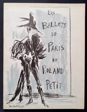 Les Ballets de Paris Roland Petit dans Cyrano de Bergerac. . SAINT LAURENT (Yves). DOISNEAU (Robert). PETIT (Roland). (DIOR Christian). BEAUMONT ...