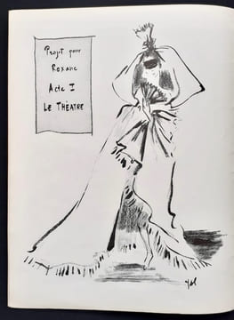 Les Ballets de Paris Roland Petit dans Cyrano de Bergerac. . SAINT LAURENT (Yves). DOISNEAU (Robert). PETIT (Roland). (DIOR Christian). BEAUMONT ...