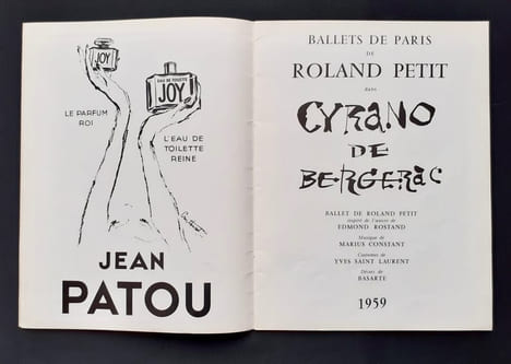 Les Ballets de Paris Roland Petit dans Cyrano de Bergerac. . SAINT LAURENT (Yves). DOISNEAU (Robert). PETIT (Roland). (DIOR Christian). BEAUMONT ...