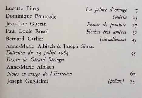Nioques n°3. Première série (1990-1995). . FINAS (Lucette) - FOURCADE (Dominique) - GUERIN (Jean-Luc) - ROSSI (Paul-Louis) - CARLIER (Bernard) - ...