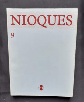 Nioques n°9. Première série (1990-1995). . MONTEL (Jean-Claude) - NAHON (Brigitte) - GRUNBEIN (Durs) - BLAINE (Julien) - MARCHAND-KISS (Christophe) - ...