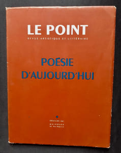 Poésie d'aujourd'hui - Le Point, n°XLVIII, juin 1954 -