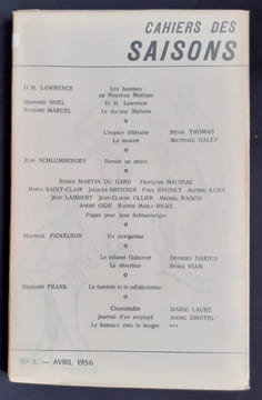 Cahiers des saisons : collection complète du n°1 à 49, août 1955 - printemps 1967 - . CAMUS (Albert) - DHOTEL (André) - THOMAS (Henri) - FOLLAIN ...