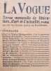 La Vogue. Revue mensuelle de littérature, d'art et d'actualité - Nouvelle série : N°9, septembre 1899.. MARGUERITE (Paul et Victor) - LAUTREC ...