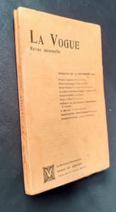 La Vogue. Revue mensuelle de littérature, d'art et d'actualité - Nouvelle série : N°21, septembre 1900.