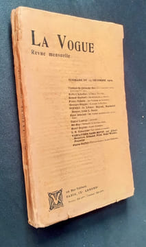 La Vogue. Revue mensuelle de littérature, d'art et d'actualité - Nouvelle série : N°23, décembre 1900.. DE QUINCEY (Thomas) - SCHEFFER (Robert) - ...