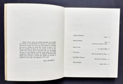 L'Ire des vents : numéro 1, mai 1978 - . DU BOUCHET (André) - DANTE - LEIRIS (Michel) - PEYRE (Yves) - REYNARD (Jean-Michel) - BECKETT (Samuel) - ...