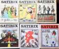 Satirix. Collection complète du n°1 (octobre 1971) au n°23 (septembre 1973).. DUBOUT (Albert) - SINE - MOISAN - SERRE - LONGUET - PINO ZAC - SOLO - ...