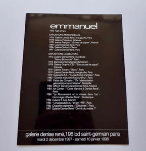 Emmanuel - Géométries en abîme -