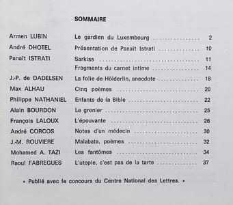 Obsidiane N°4, janvier 1979.