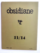 Obsidiane N°13/14. Hiver 1980. par THOMAS (Henri). ORTLIEB (Gilles). CRANE (Hart). STETIE (Salah). EMMANUEL (Pierre). VALENTE (José Angel). FABREGUES (Raoul). EMMANUEL (Pierre).  - Image 2