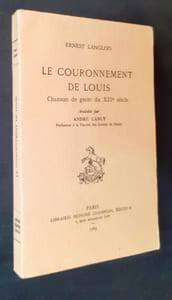 Le Couronnement de Louis - Chanson de geste du XIIème siècle - 