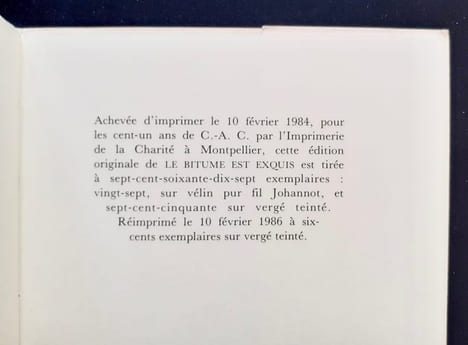 Le bitume est exquis - . REDA (Jacques) - (CINGRIA Charles-Albert) -
