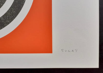 Variations I : lithographie originale signée, 1995.