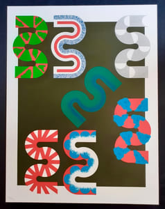 Variations III : lithographie originale signée, 1995.
