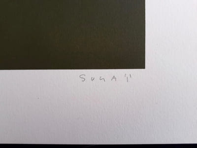Variations III : lithographie originale signée, 1995.
