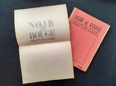 Noir et rouge, Cahiers d'études anarchistes révolutionnaires : du n°2 au n°46 de 1956 à 1970.