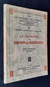 Le problème du fondement des mathématiques -