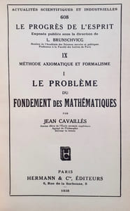 Le problème du fondement des mathématiques -
