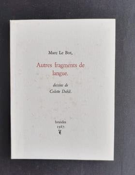 Autres fragments de langue -. LE BOT (Marc) - DEBLE (Colette) -