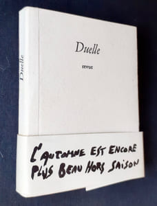Duelle n°1. Revue. Poésie / Dessin -
