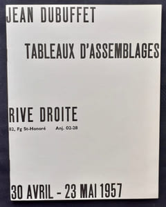 Tableaux d'assemblages -