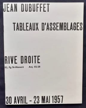 Tableaux d'assemblages - . DUBUFFET (Jean) - LIMBOUR (Georges) -