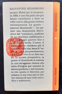 Poesie scelte di Salvatore Quasimodo -. QUASIMODO (Salvatore) -