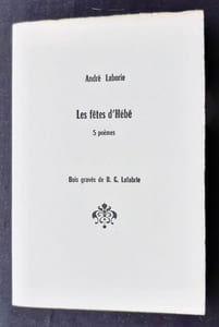 Les fêtes d'Hébé - 5 poèmes -