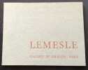 Lemesle - . LEMESLE (Christian) - 