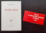 Arrière-fond - par GUYOTAT (Pierre). 