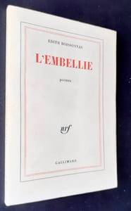 L’Embellie. Poèmes.