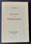 Ballade de Hurlecoeur. par BÉRIMONT (Luc). - Image 1
