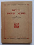 Deuil pour deuil.  par DESNOS (Robert). - Image 1