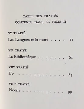 Petits traités. Tome II. . QUIGNARD (Pascal).