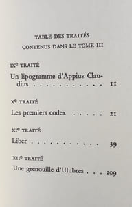 Petits traités. Tome III.