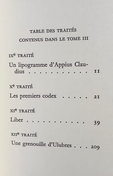 Petits traités. Tome III.. QUIGNARD (Pascal) -