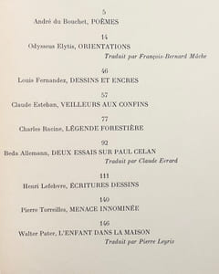 Argile n°VIII : automne 1975.