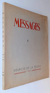 Messages n°I, janvier 1944 : Souces de la poésie.
