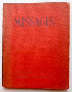 Messages n° I - II, octobre 1946 : Les mots et les signes.