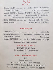 Fontaine, revue mensuelle de la poésie et des lettres françaises, n°59, avril 1947 -