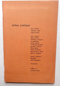 Action poétique n°1 (printemps) 1958.