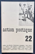 Action poétique n°22 octobre 1963.  par TODRANI (Jean) - THIRARD (P.L.) - DEPESTRE (René) - BARRET (Andrée) - ROUBAUD (Jacques) - LOUBET (Guillaume) - GUERIN (Alain) - FLAYEUX (Michel) - BODINI (Vittorio) - JACINTO (Antonio) - SOUZA (Noemia de) - TENREIRO (Francisco José) - ANDRADE (Mario de) - NETO (Agostinho) -  - Image 1