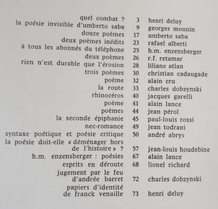 Action poétique n°31, octobre 1966.