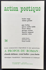 Action poétique n°34, 2ème trimestre 1967 - 