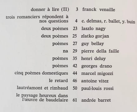 Action poétique n°34, 2ème trimestre 1967 - . NAGUY (Laszlo) - GORJANE (Zlatko) - DELLA FAILLE (Pierre) - DRANO (Georges) - MIGOZZI (Marcel) - VITEZ ...