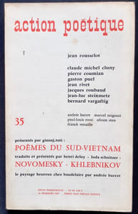 Action poétique n°35, 3ème trimestre 1967 -