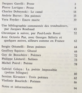 Action poétique n°40, premier trimestre 1969 -